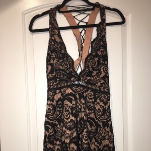 TOBI black lace dress